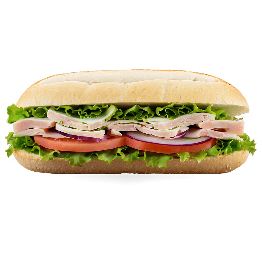 Turkey Sub Sandwich Png Qpt