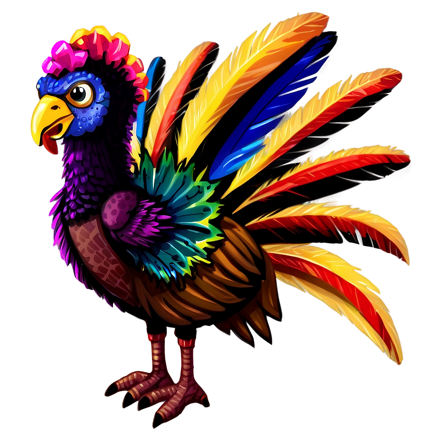 Turkey With Feathers Png 44