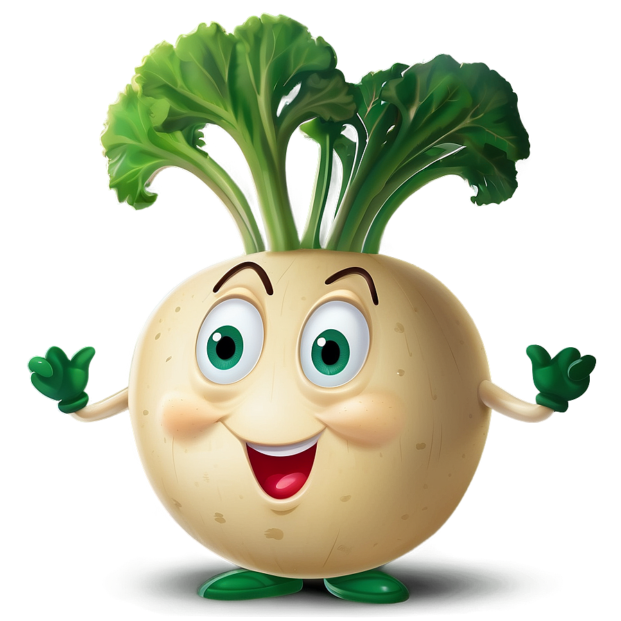 Turnip Cartoon Character Png Pyc2