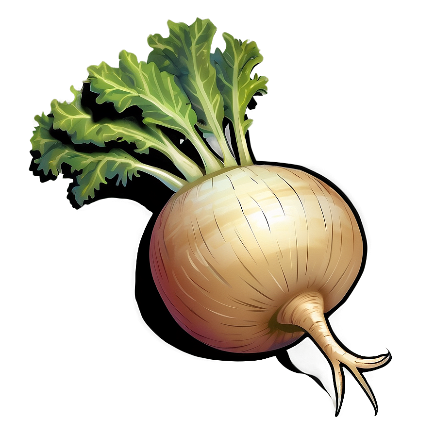 Turnip Illustration Png Btl