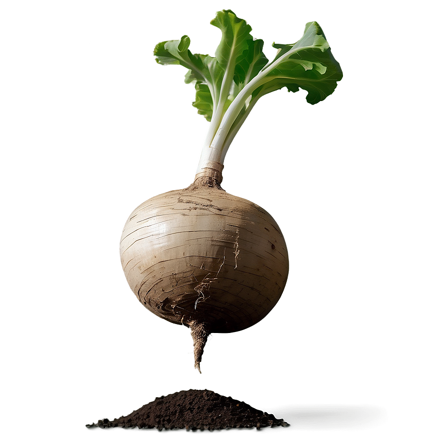 Turnip In Soil Png Qjr