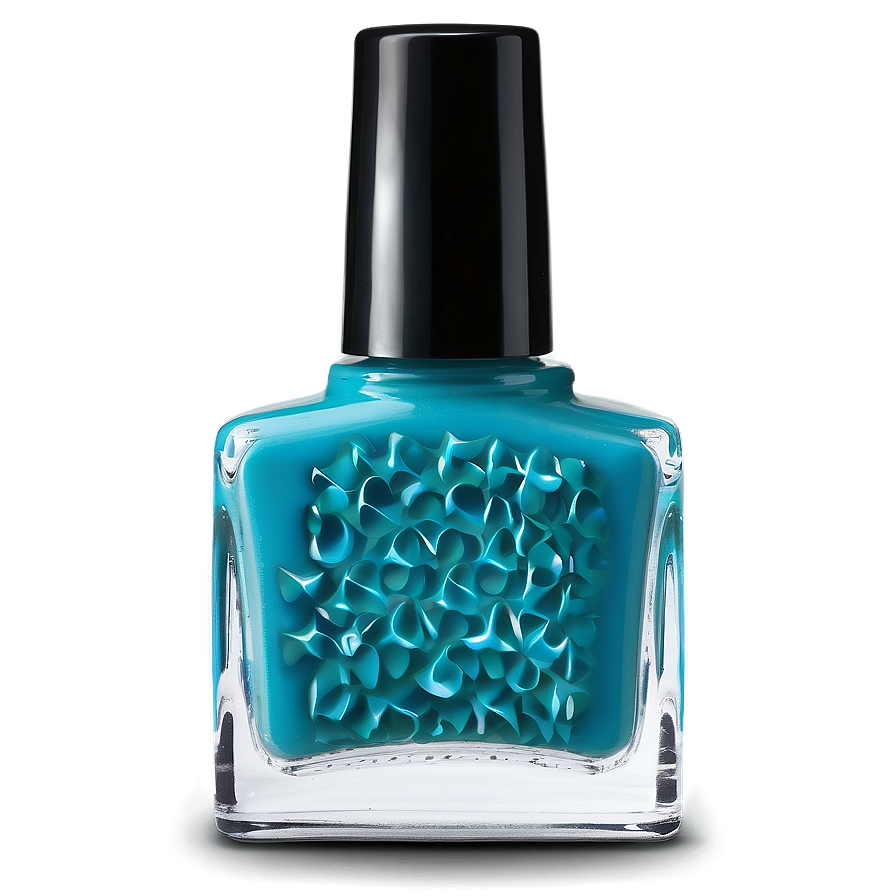Turquoise Nail Polish Bottle Png Vad