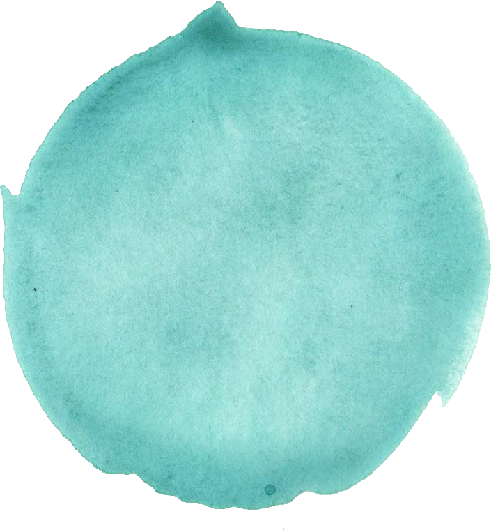 Turquoise Watercolour Dot Png , Png Download - Transparent Background Teal Circle, Png Download PNG with transparent background