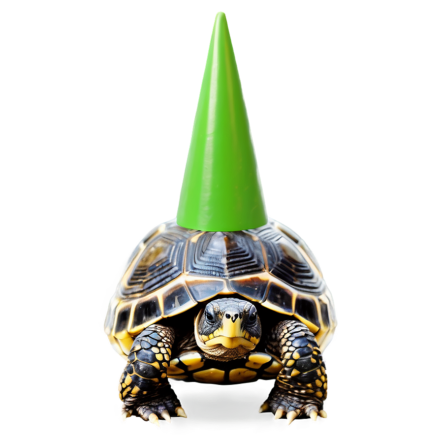 Turtle In A Party Hat Png Bny