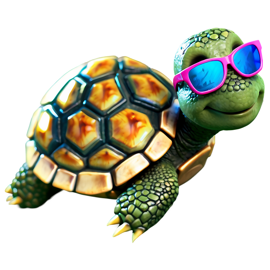 Turtle With Sunglasses Png 31