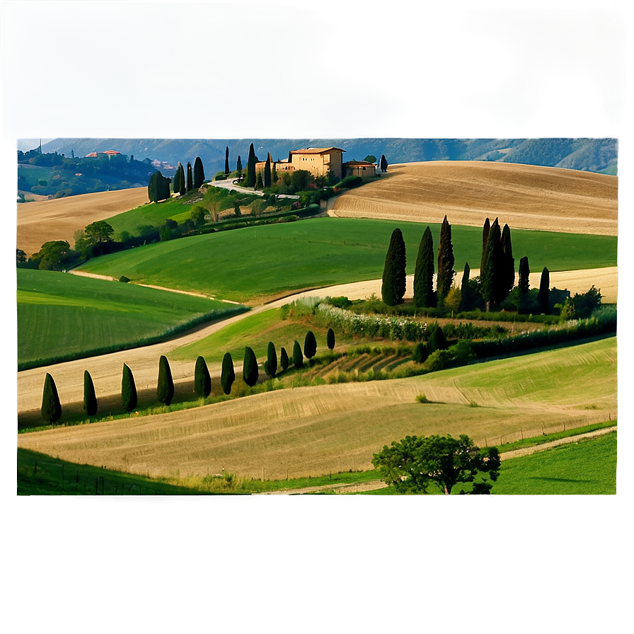 Tuscany Landscape Italy PNG 50 PNG with transparent background