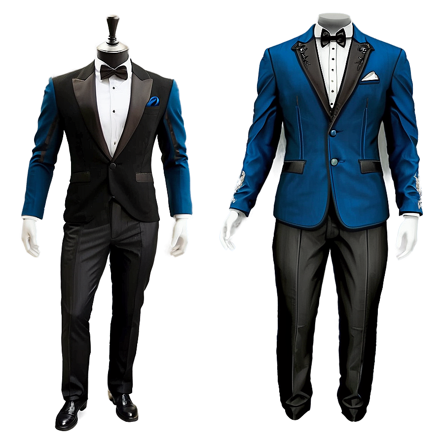 Tuxedo Jacket And Pant Sets Png 2