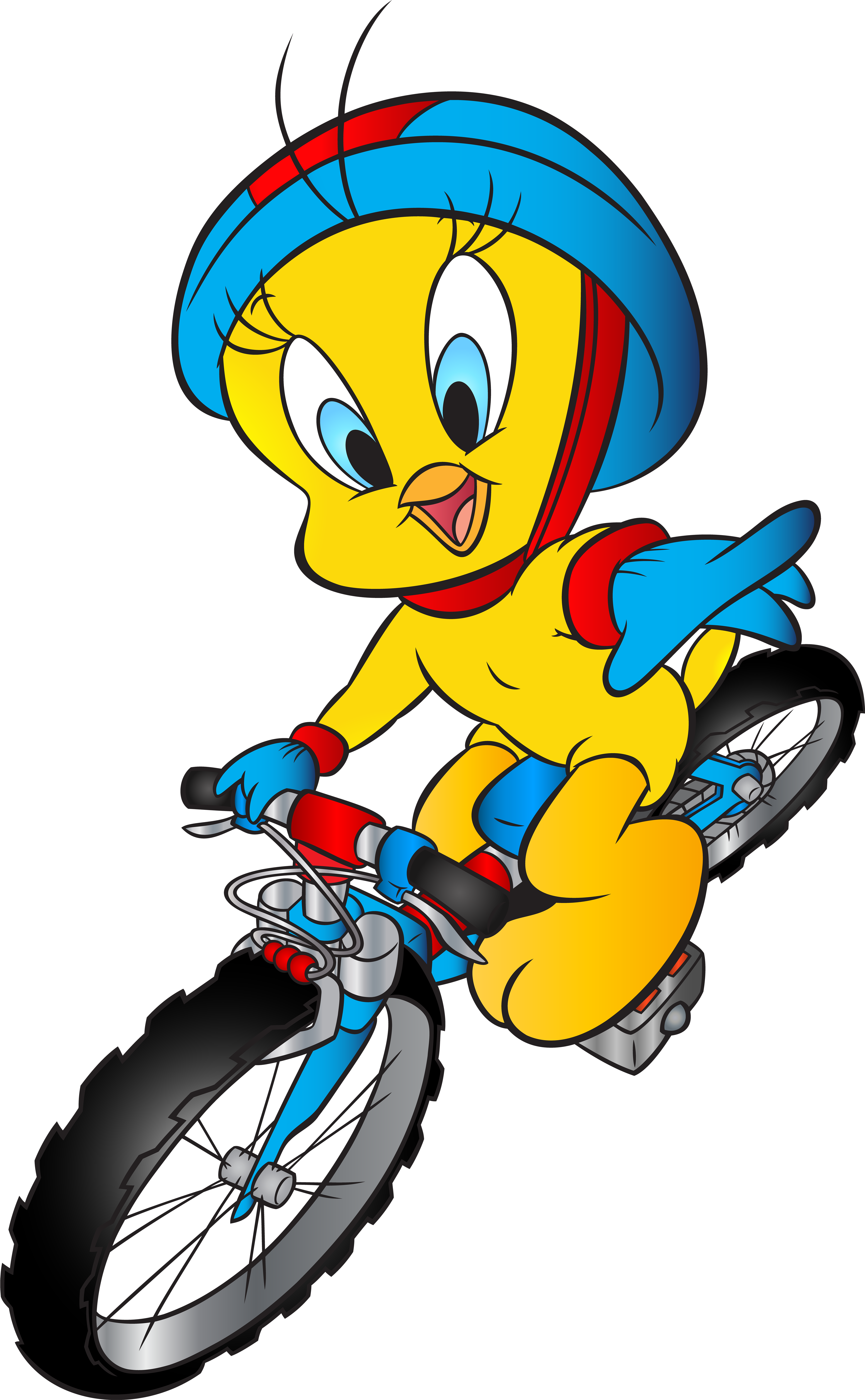 Tweety Png , Png Download - Tweety Bird On Bike, Transparent Png PNG with transparent background