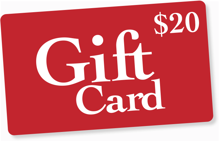 Twenty Dollar Gift Card Image PNG image with a transparent background, free high-resolution download