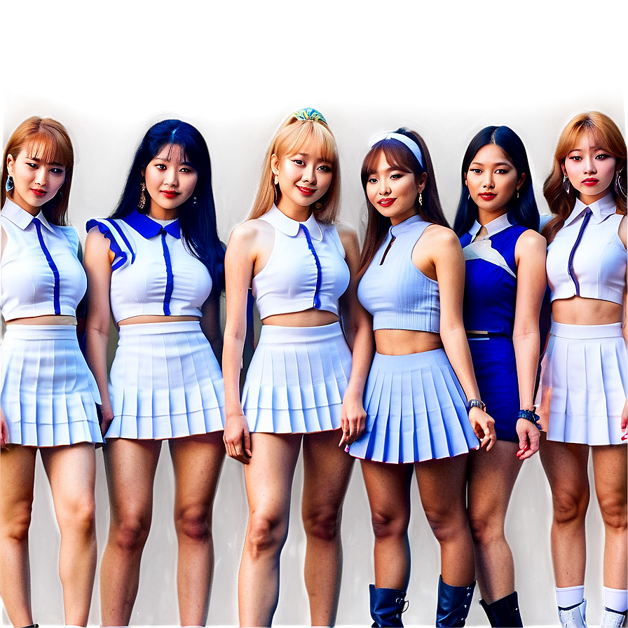 Twice Group Photo PNG exh64 PNG with transparent background