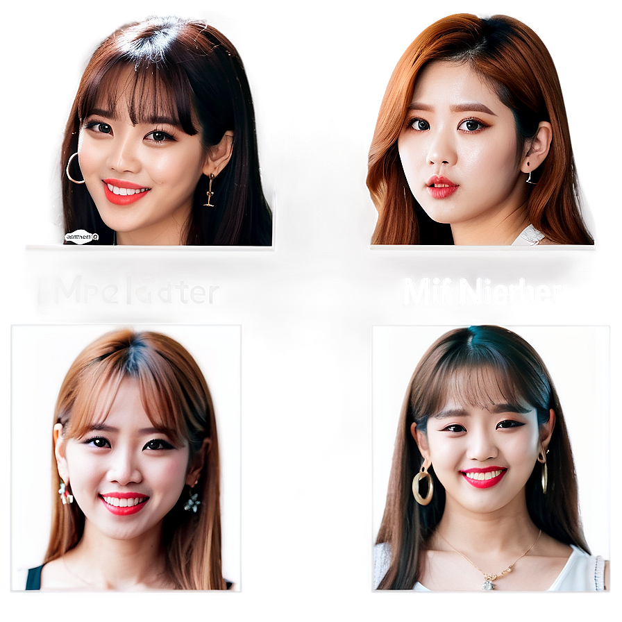 Twice Members PNG jdp60 PNG with transparent background