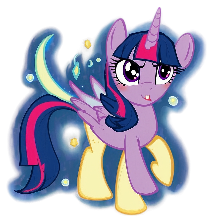 Twilight Sparkle Alicorn Magic PNG 13 PNG image with a transparent background, free high-resolution download