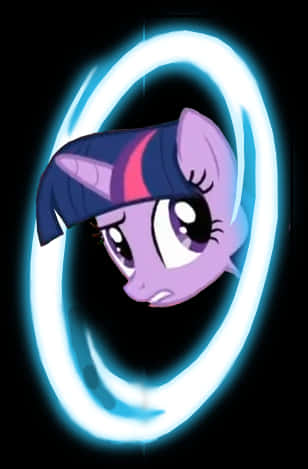 Twilight Sparkle Portal Experience PNG with transparent background