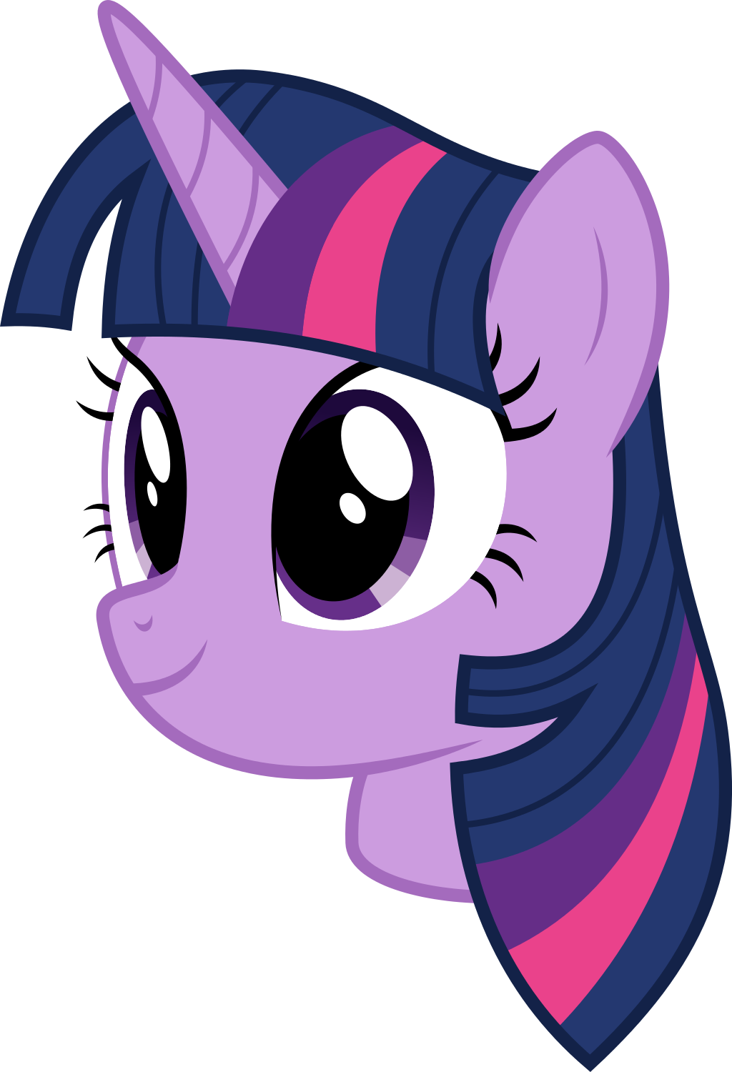 Twilight Sparkle Pony Head, HD Png Download PNG image with a transparent background, free high-resolution download