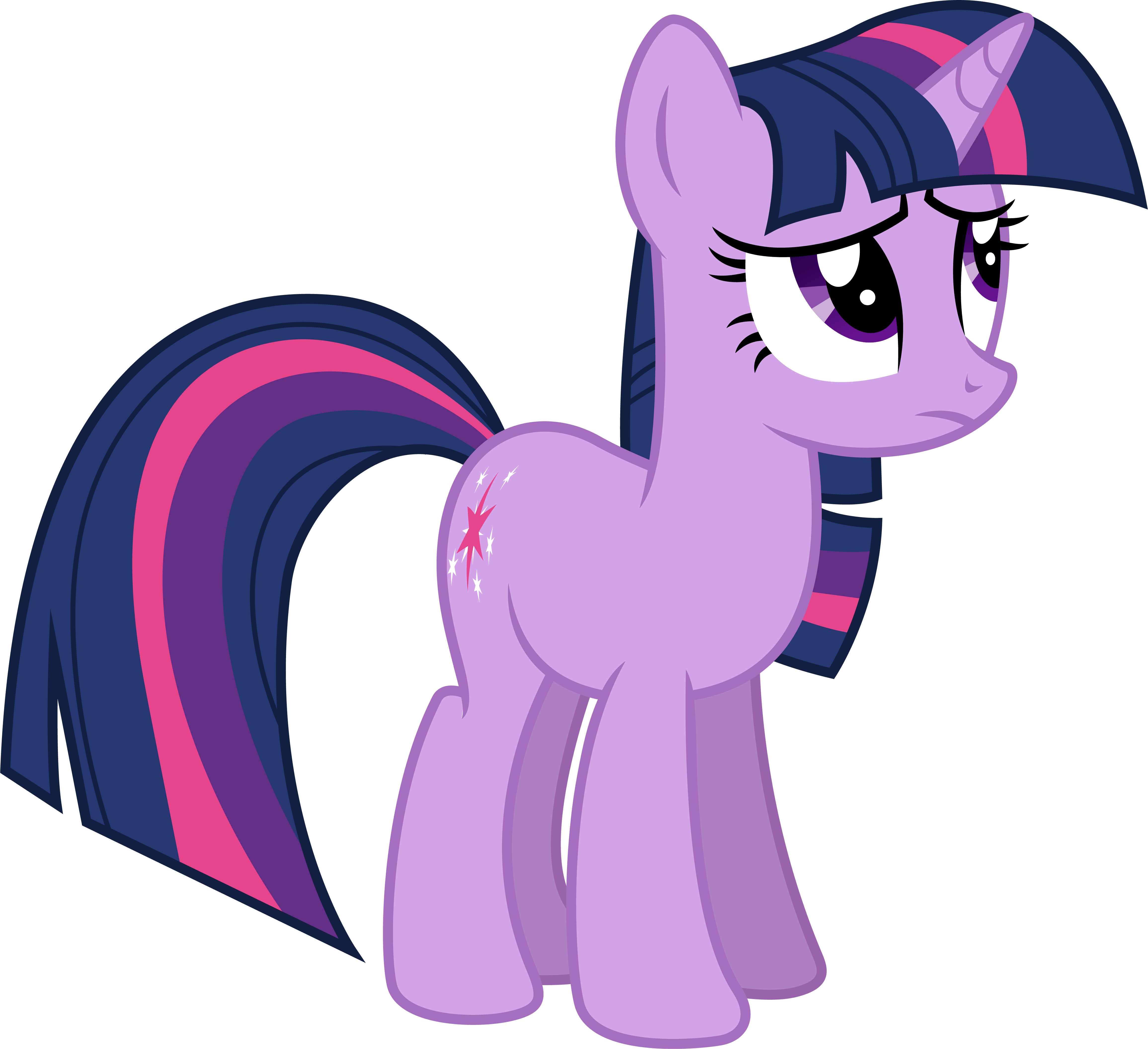 Twilight Sparkle On Mlpfim-vectors - My Little Pony Twilight Sparkle, HD Png Download PNG image with a transparent background, free high-resolution download