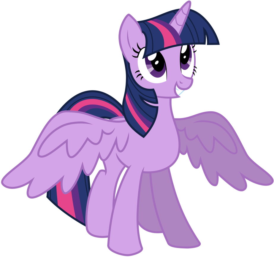 Twilight Sparkle_ Purple Pony With Wings