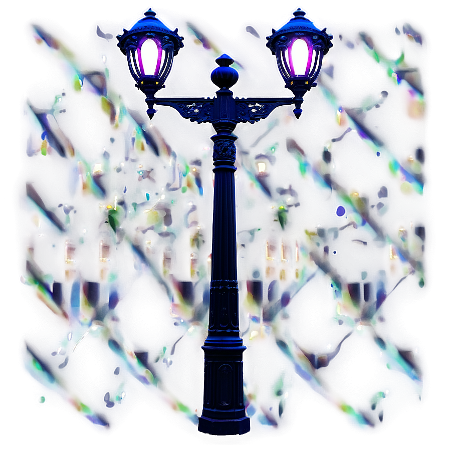 Twin Headed Light Post Png Qbm