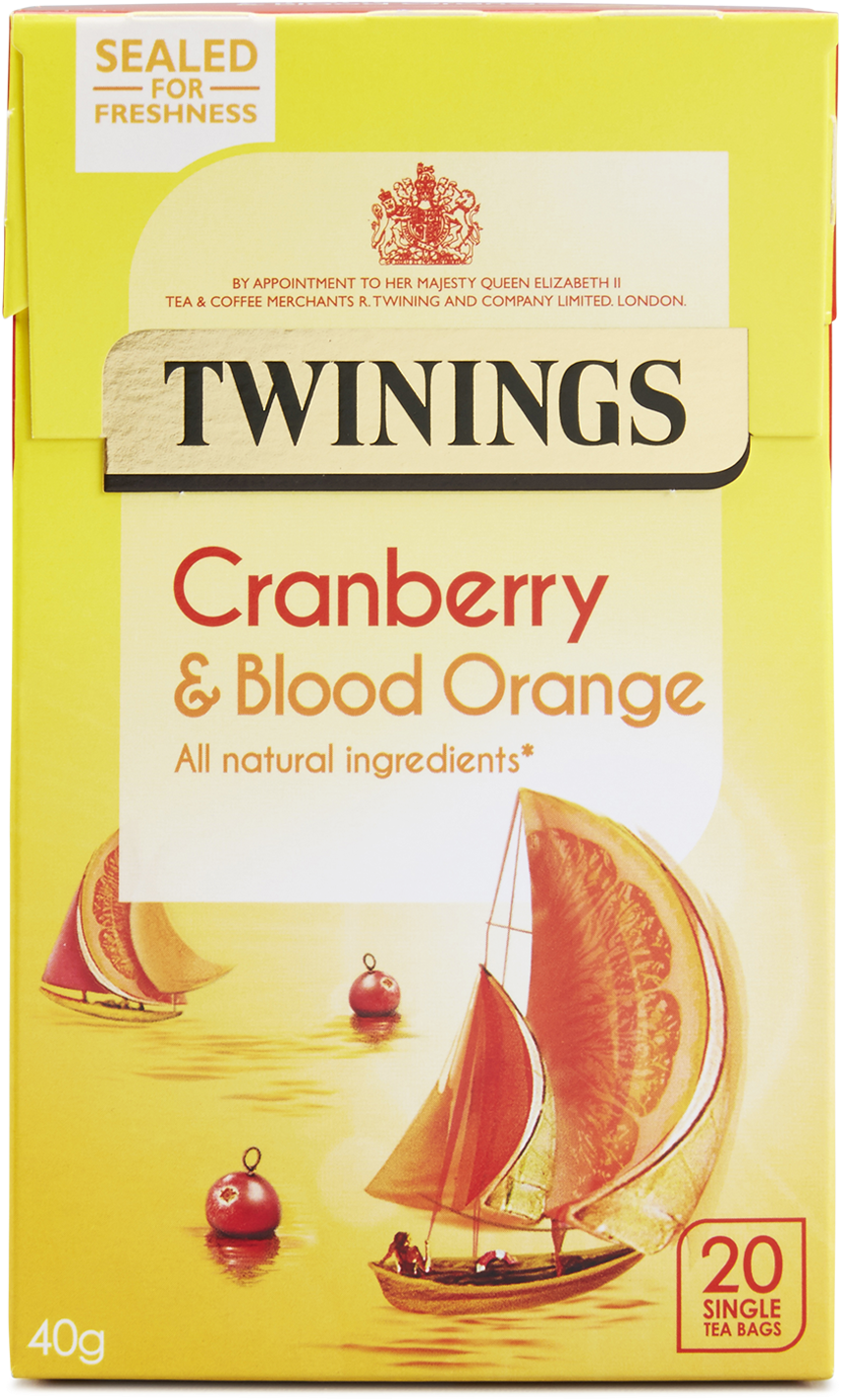 Twinings Cranberry Blood Orange Tea Box