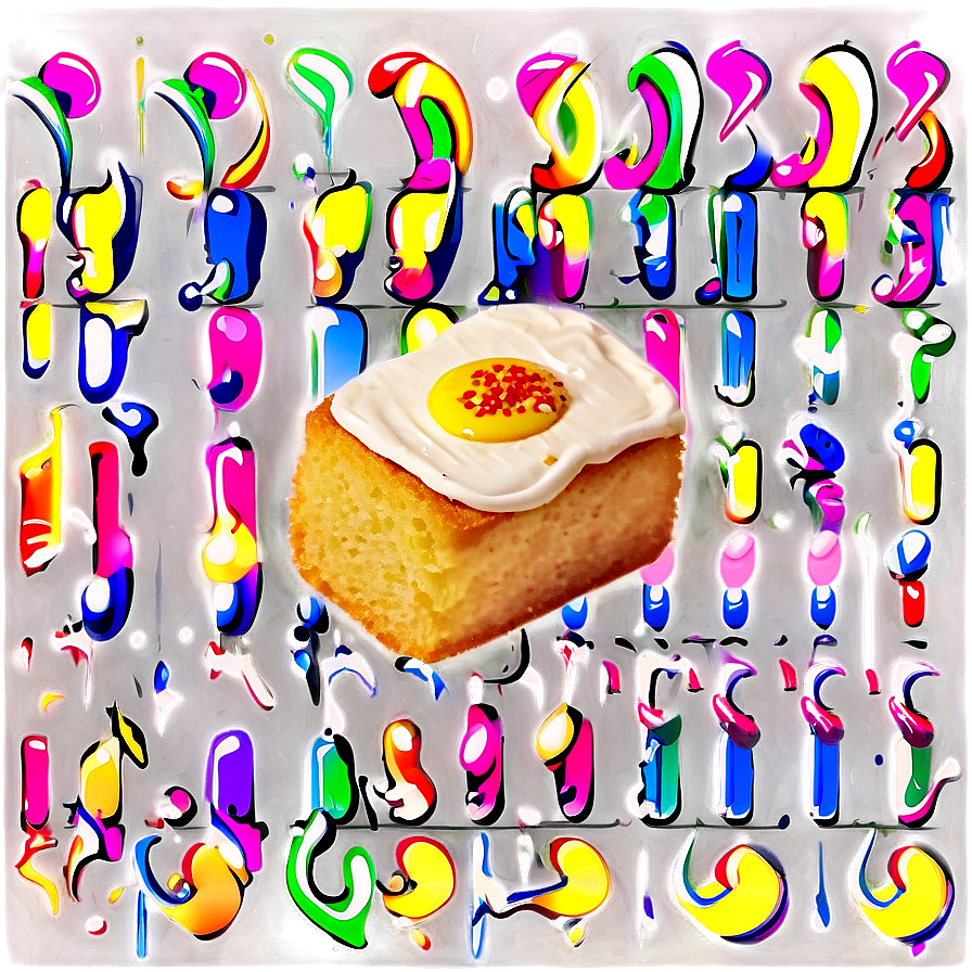 Twinkiewith Colorful Question Marks PNG image with a transparent background, free high-resolution download