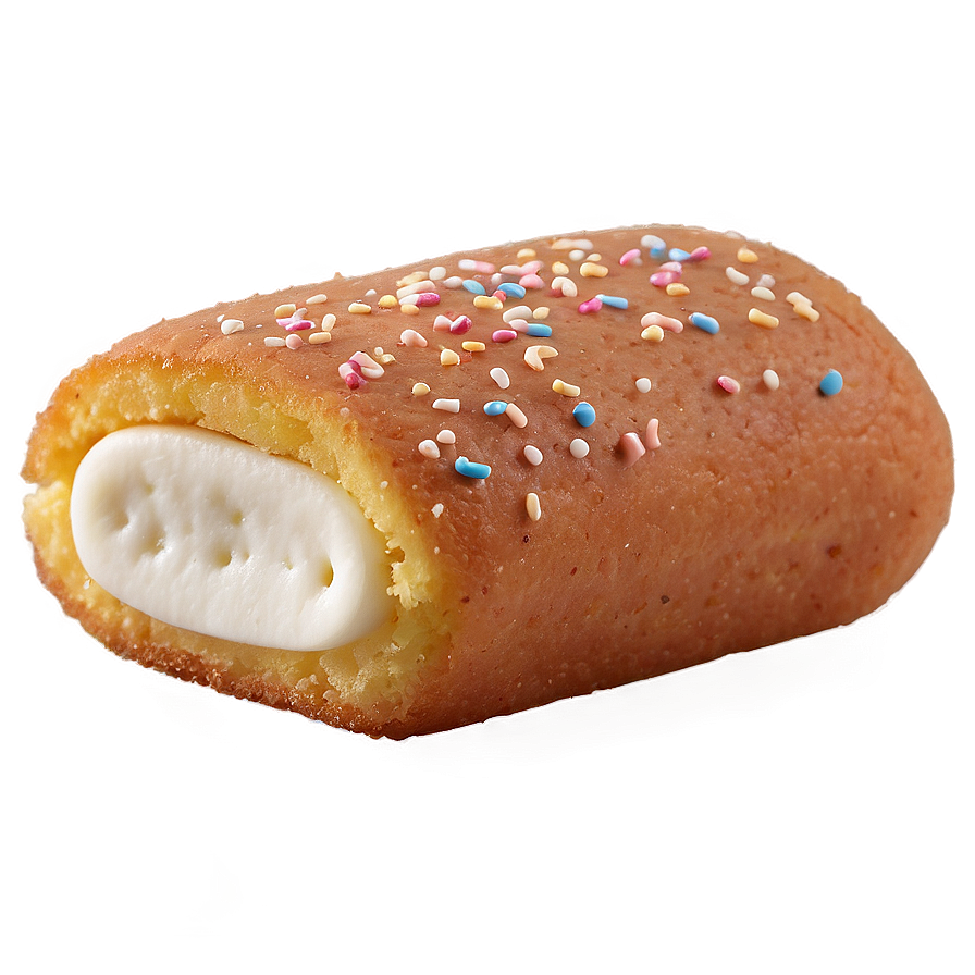 Twinkiewith Sprinkles PNG image with a transparent background, free high-resolution download