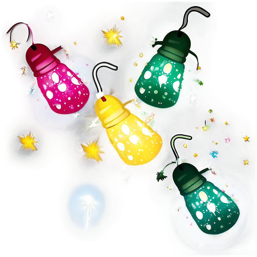 Twinkling Christmas Lights PNG 72 PNG with transparent background
