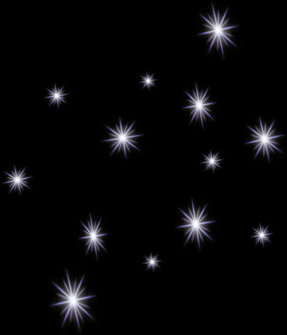 Twinkling Stars Night Sky