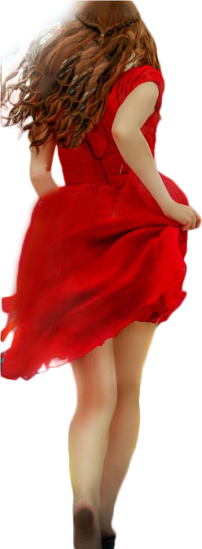 Twirlingin Red Dress