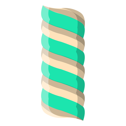 Twisted Marshmallow Graphic PNG with transparent background