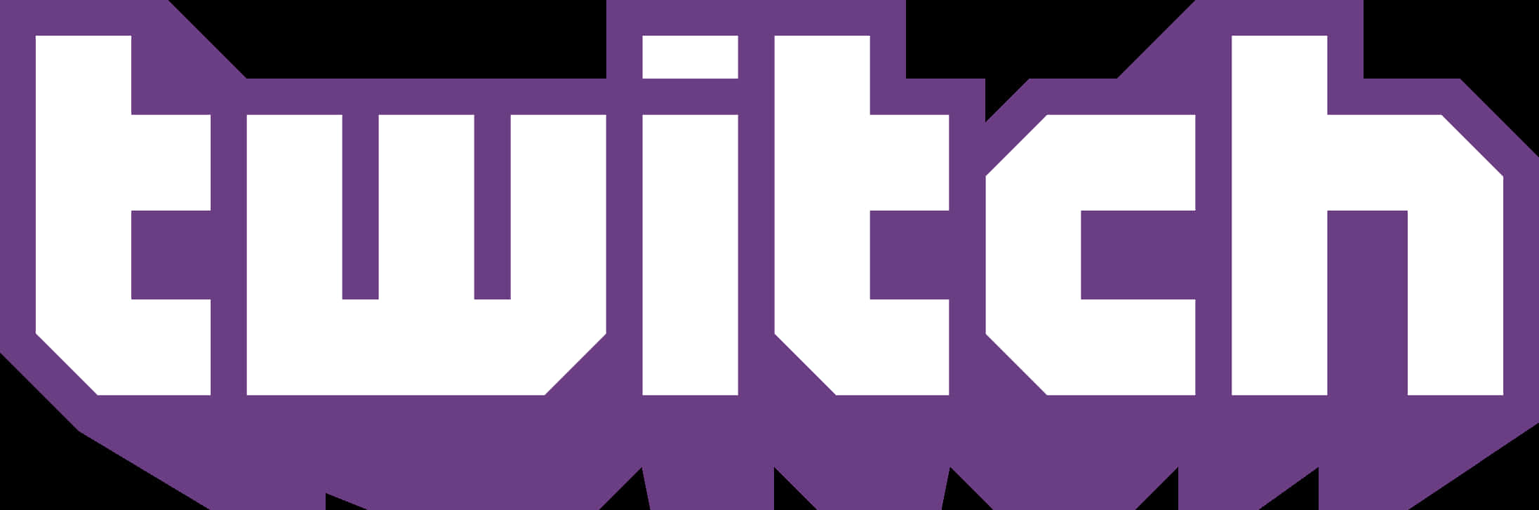 Twitch Logo Purple White