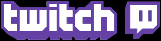 Twitch Logo Purpleand White