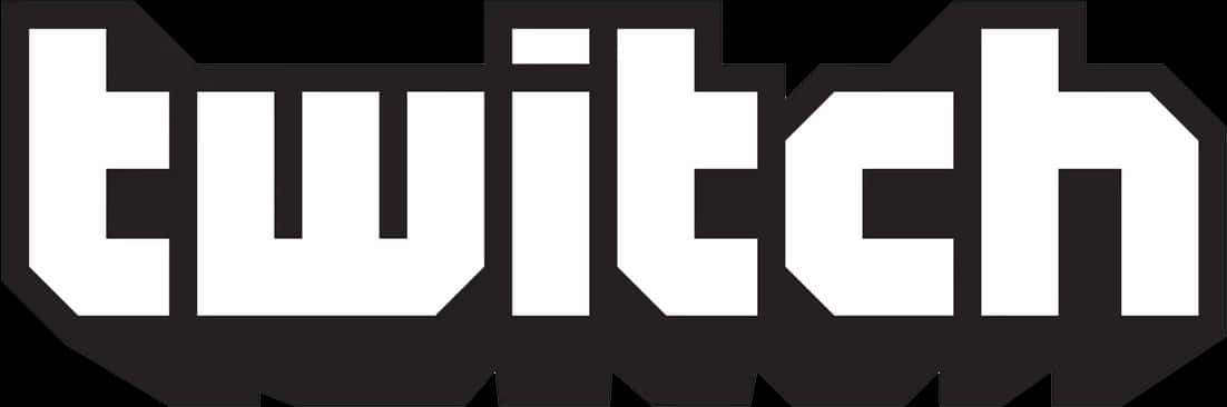 Twitch Logo Whiteon Black