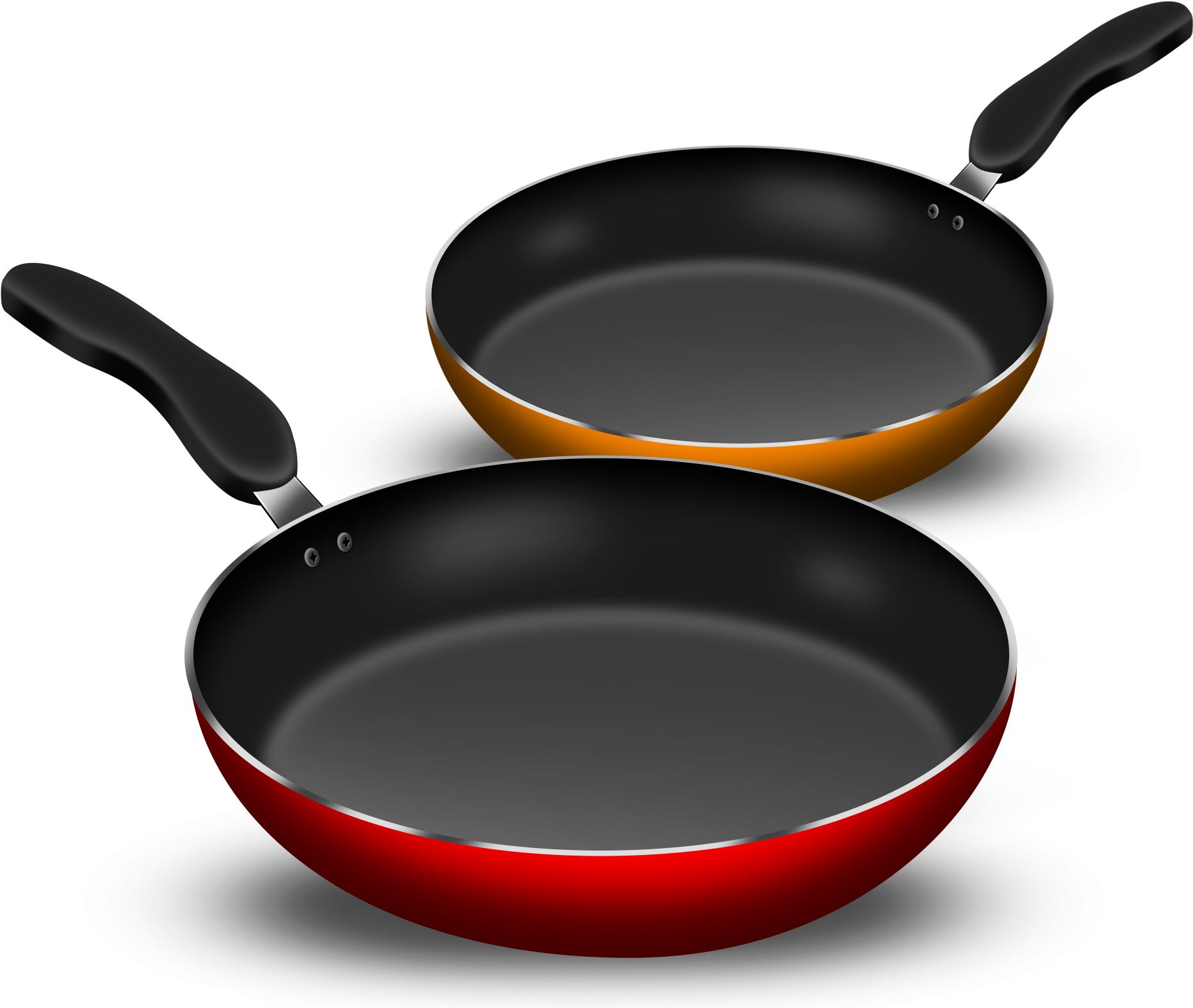 Two Nonstick Frying Pans