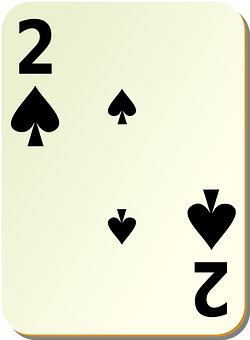 Two_of_ Spades_ Playing_ Card