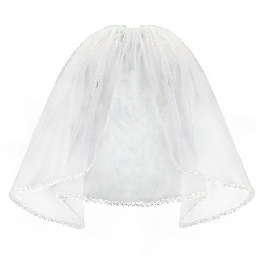 Two-tier Wedding Veil Png 30