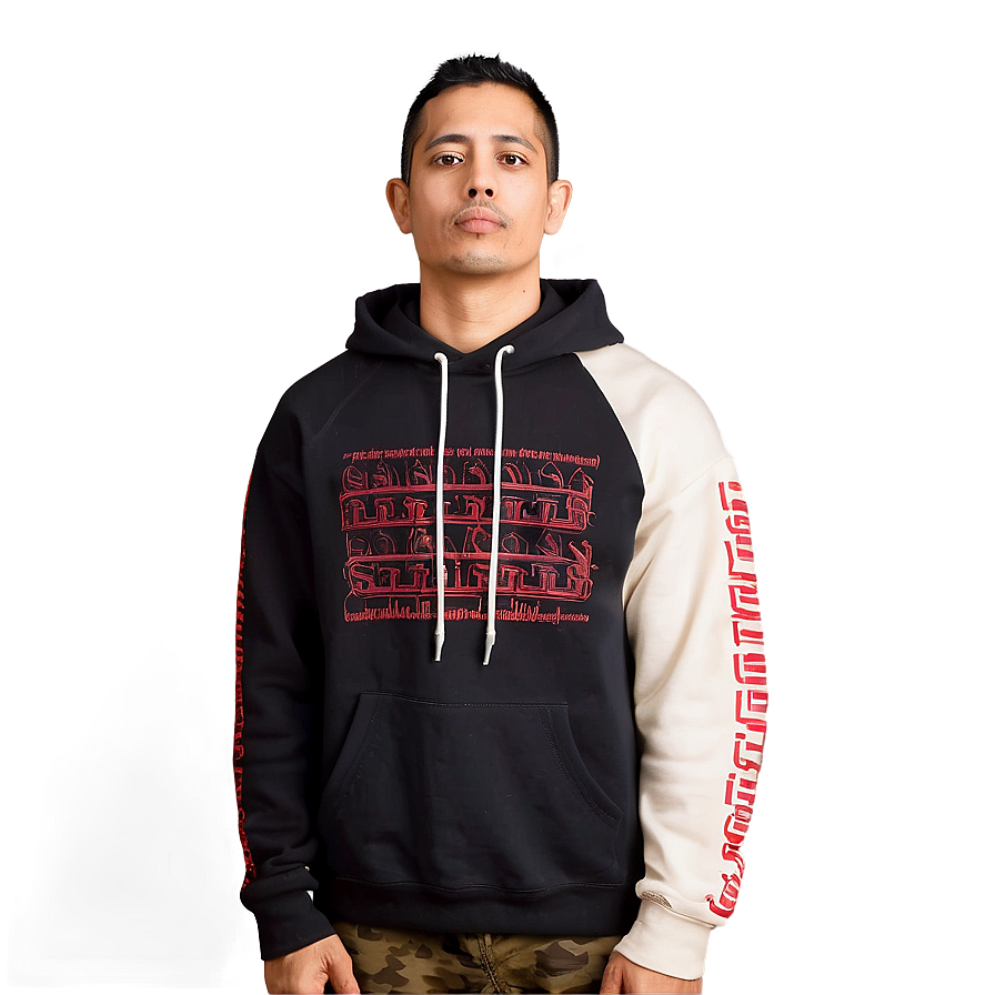 Two-tone Hoodie Strings Png 28