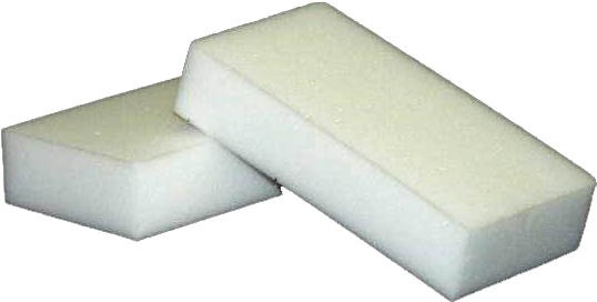 Two White Cleaning Sponges