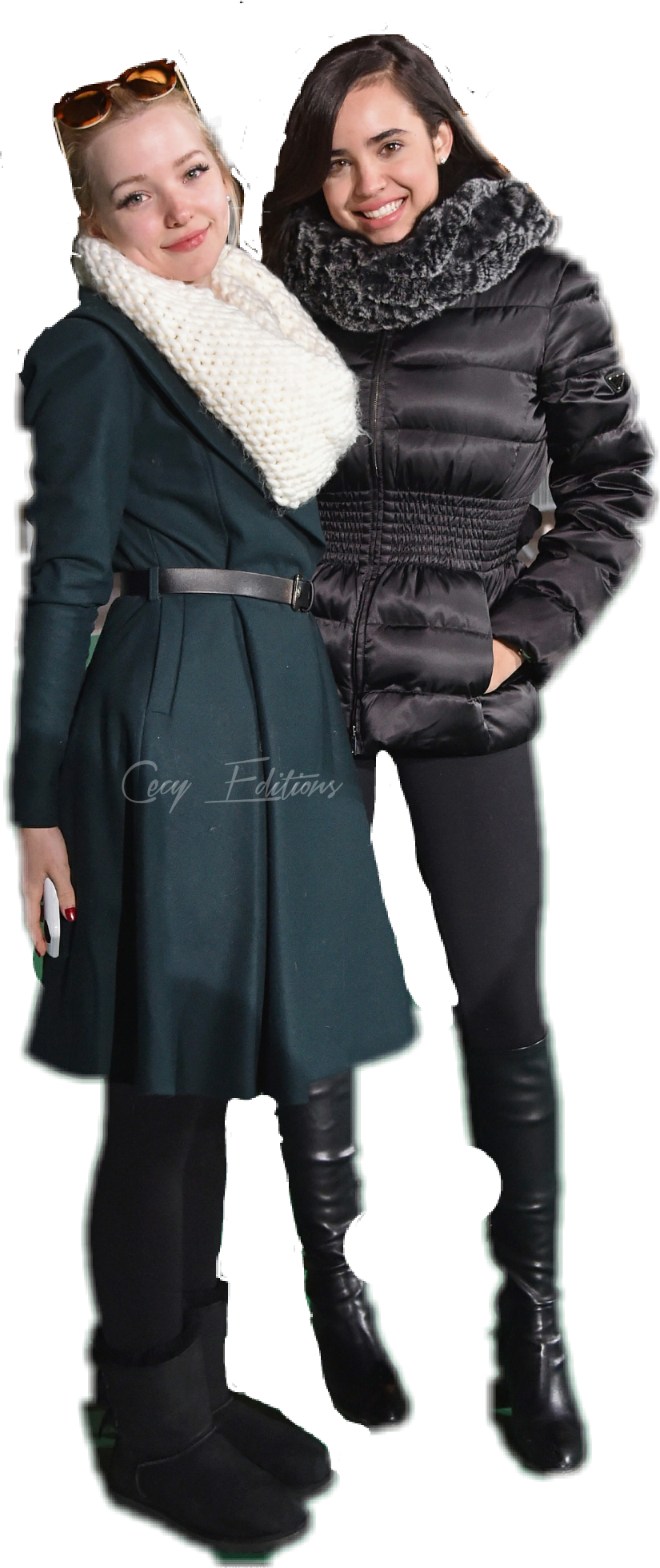 Two Women Winter Fashion