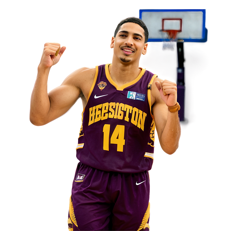 Tyrese Haliburton Celebrating Victory Png Mjl