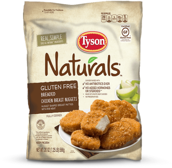Tyson Naturals Chicken Nuggets, HD Png Download PNG image with a transparent background, free high-resolution download
