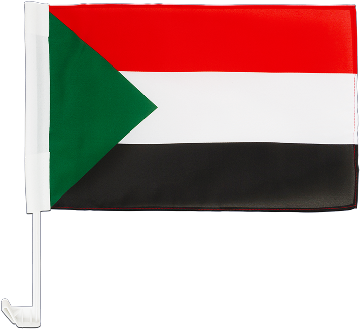 100% Polyester Print Sudan Country Car Window Flags - Flag, HD Png Download PNG with transparent background
