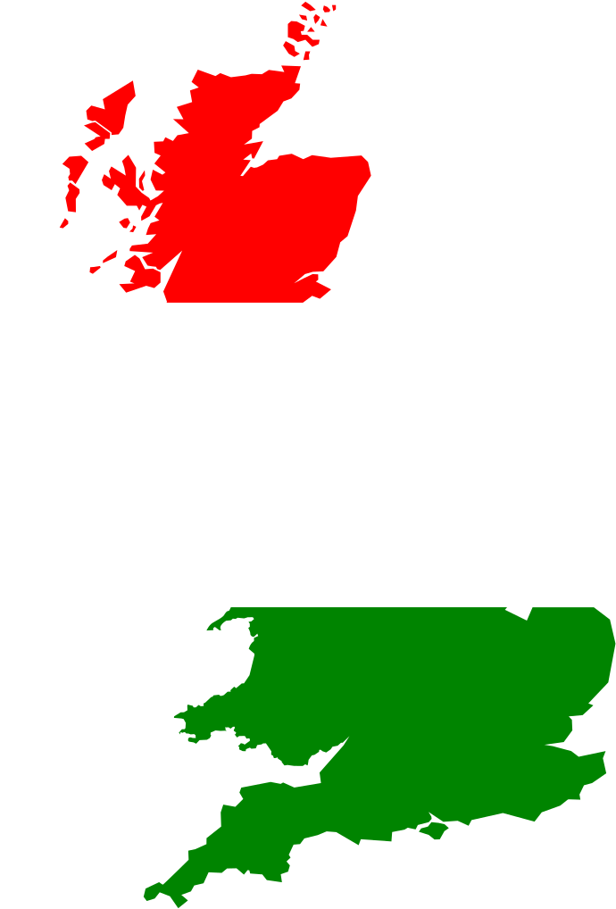 United Kingdom With British Republican Flag - Map Of Uk, HD Png Download PNG with transparent background