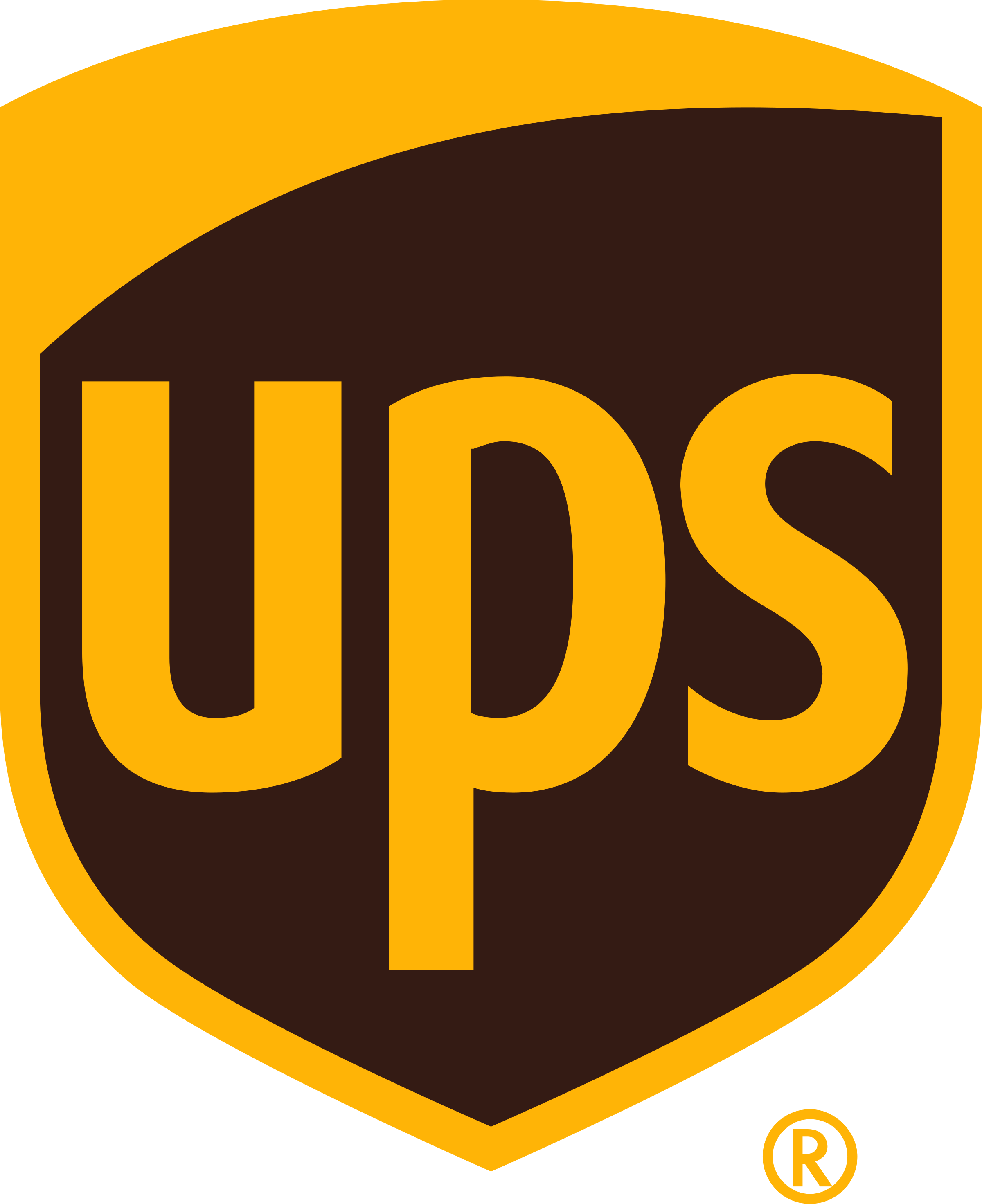 U P S Logo Shield Design