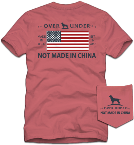 U S A Patriotic T Shirt Not Madein China