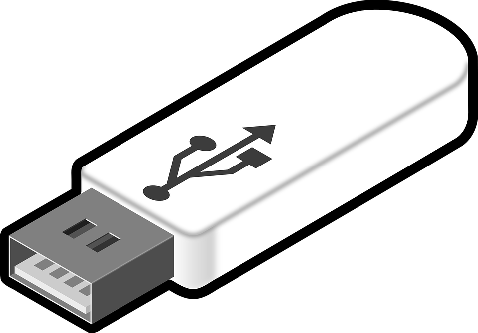 U S B Flash Drive Vector Illustration