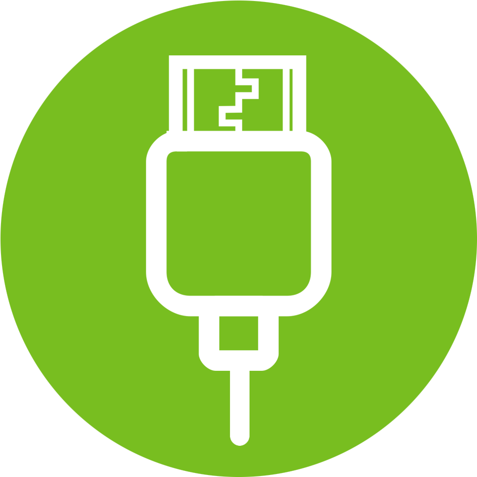 Transparent Usb Symbol Png - Usb Cable Icon Png, Png Download PNG with transparent background