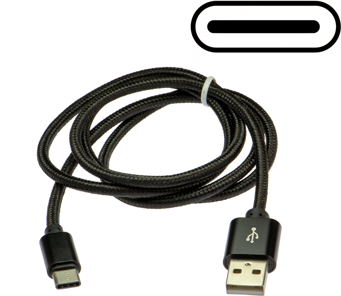 U S B Type C Cable Black