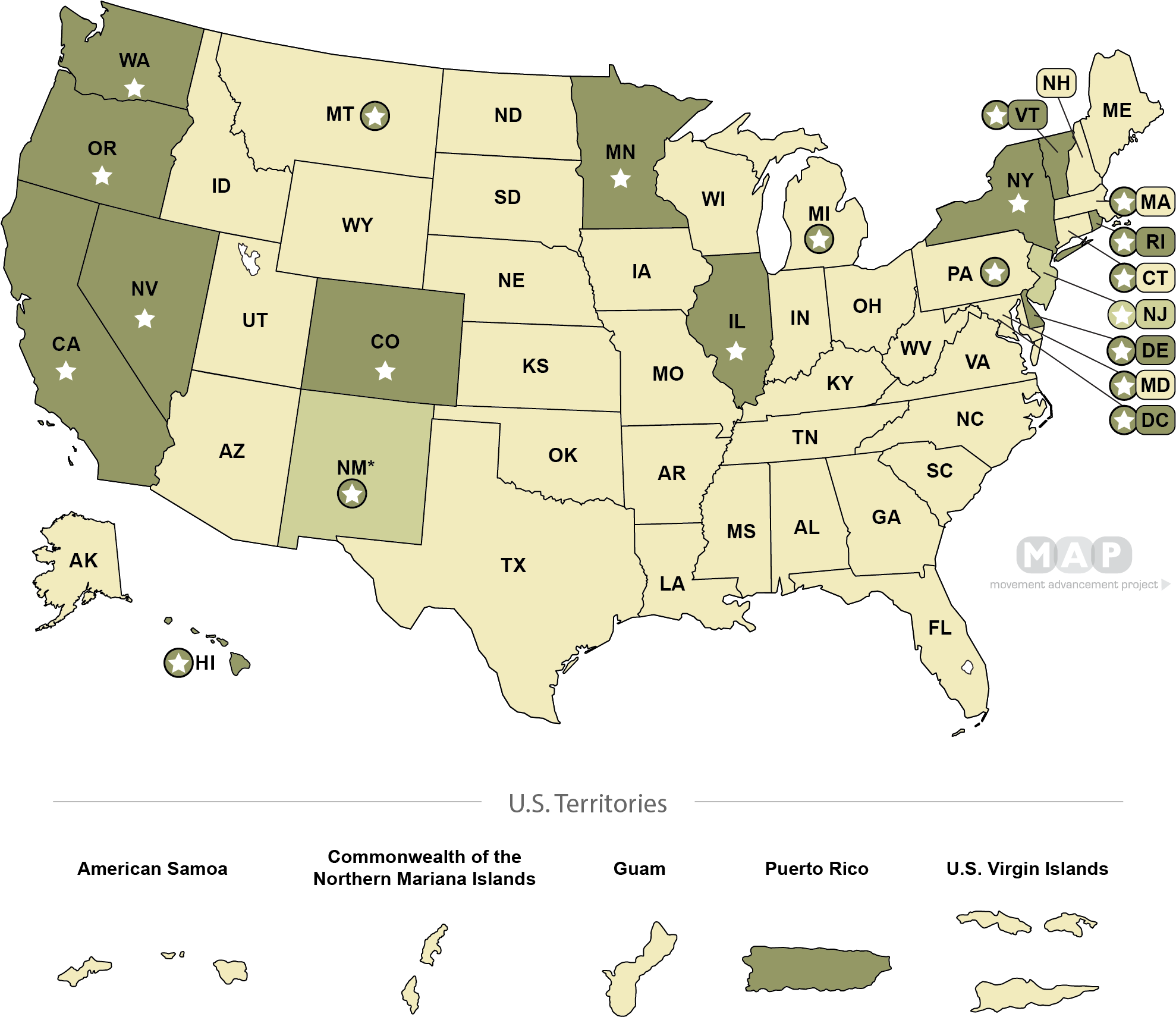 U S Mapwith State Capitalsand Territories