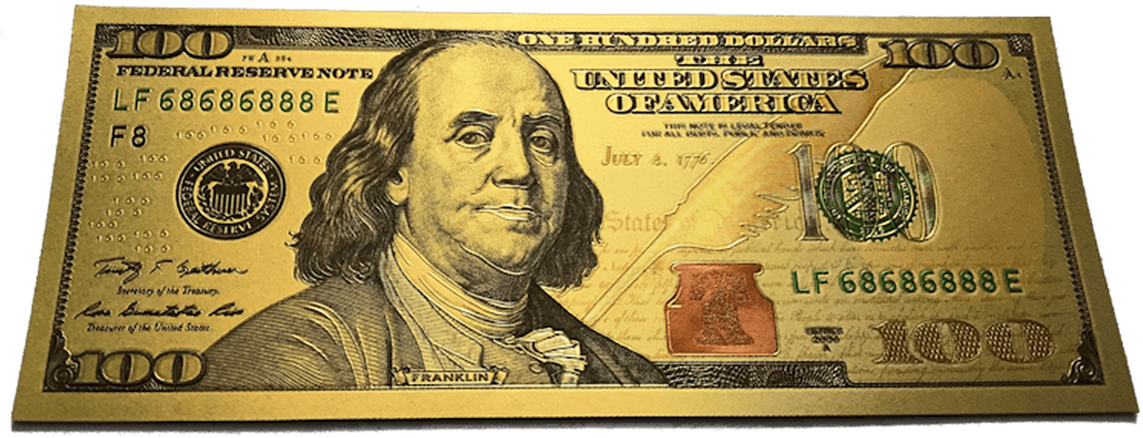 U S100 Dollar Bill Front