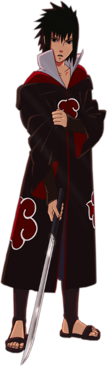 Uchihasasuke Akatsuki Render - Sasuke Uchiha Akatsuki Png PNG with transparent background