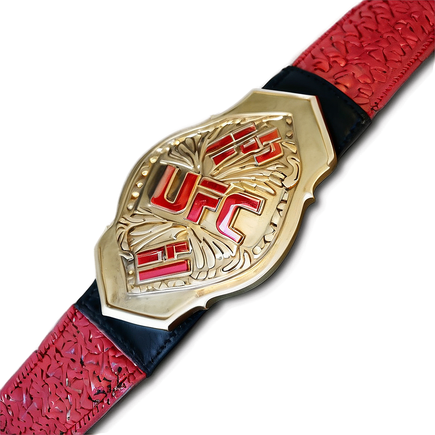 Ufc Fighter Championship Belt Png 06132024